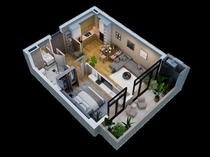 2 room flat for sale. Varketili  - picture #1