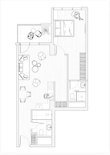 2 room Flat For Sale. Isani  - picture #1